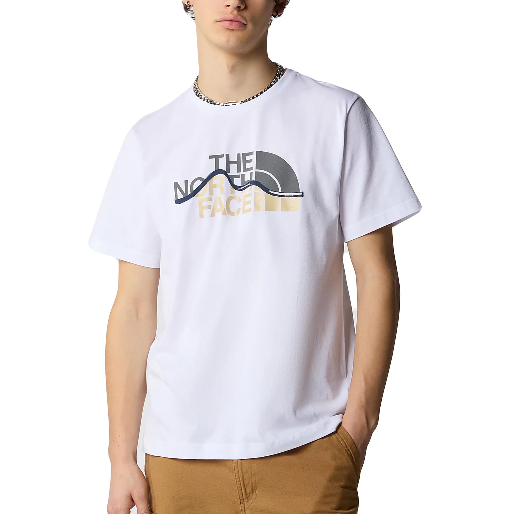 The North Face Mountain Line T-Shirt TNF White XL