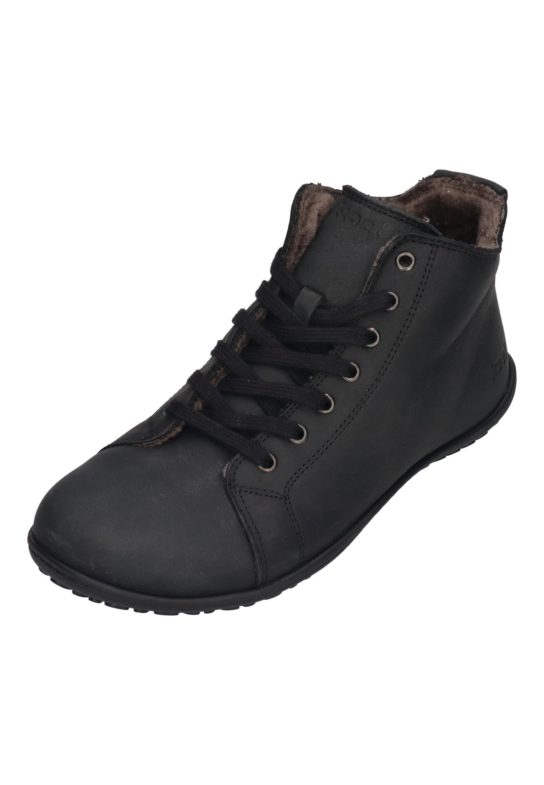 KOEL Damen Barfuß Winter Booties IVONE Lambwool Black