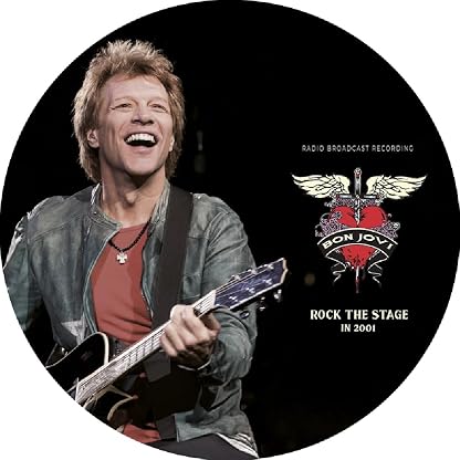 ROCK THE STAGE IN 2001 (PICTURE DISC) por Bon Jovi, capa do álbum