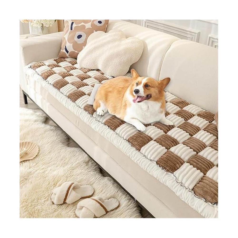 CHWWOOA Boutique Shop Couch Covers for Pets, Pet Mat Bed Couch Cover,Soft Comfy Sofa Slipcover,Non-Slip Sofa Cover for Dogs Cat Pet Furniture Protector