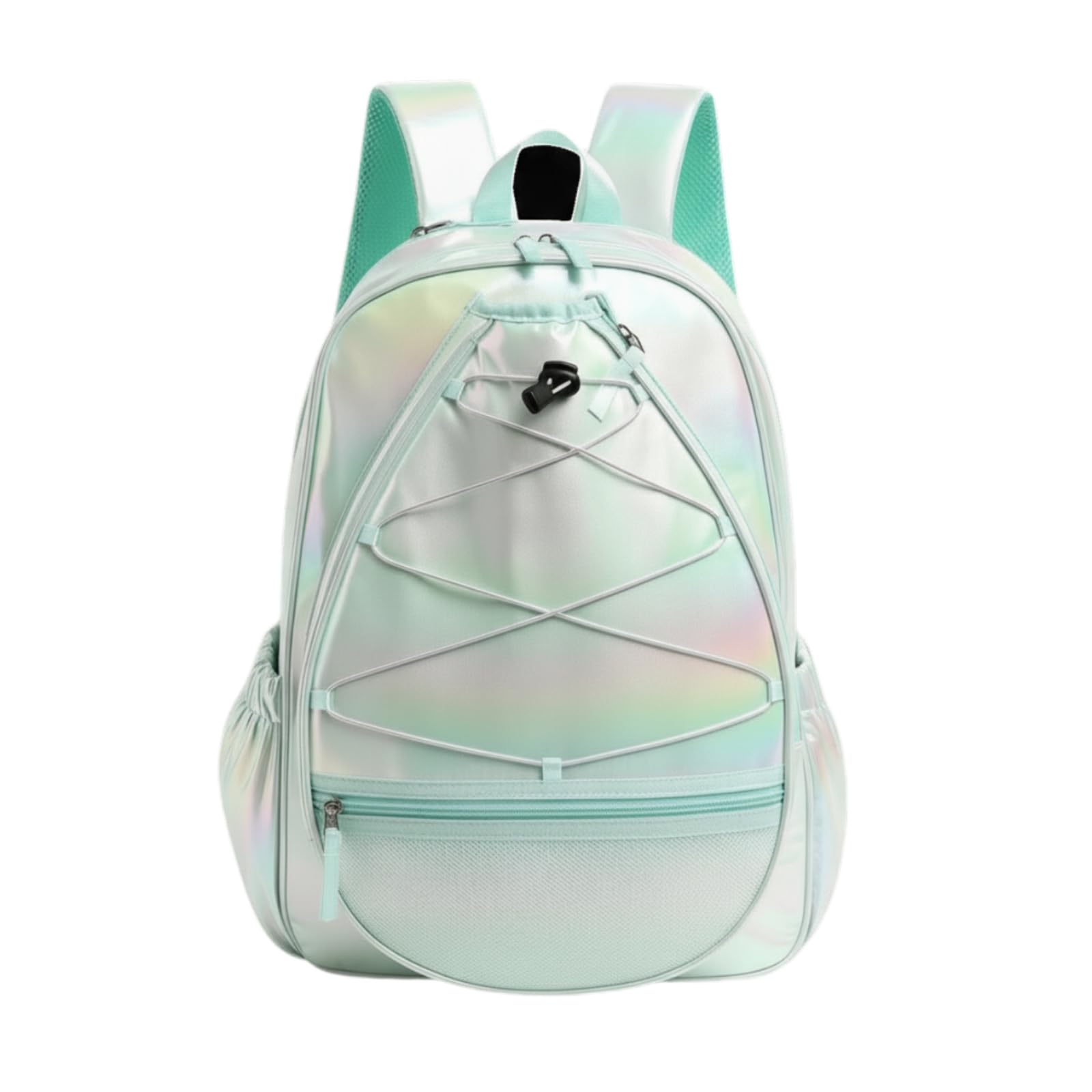 Mochila con Cordón Delanro Ajustable Mochila Gran Capacidad para Pickleball, Gimnasio, Rutina Diaria