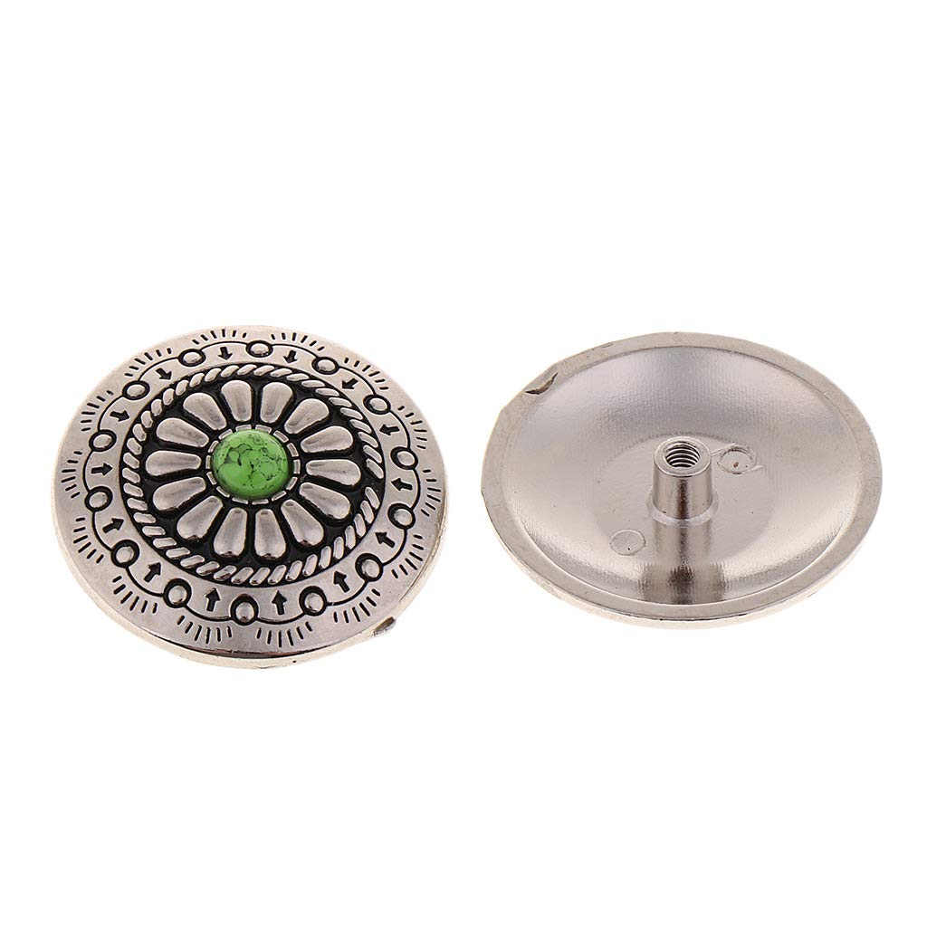 Western Concho Knöpfe 5 Stück - Türkis Nieten Für Jeans & Leder DIY