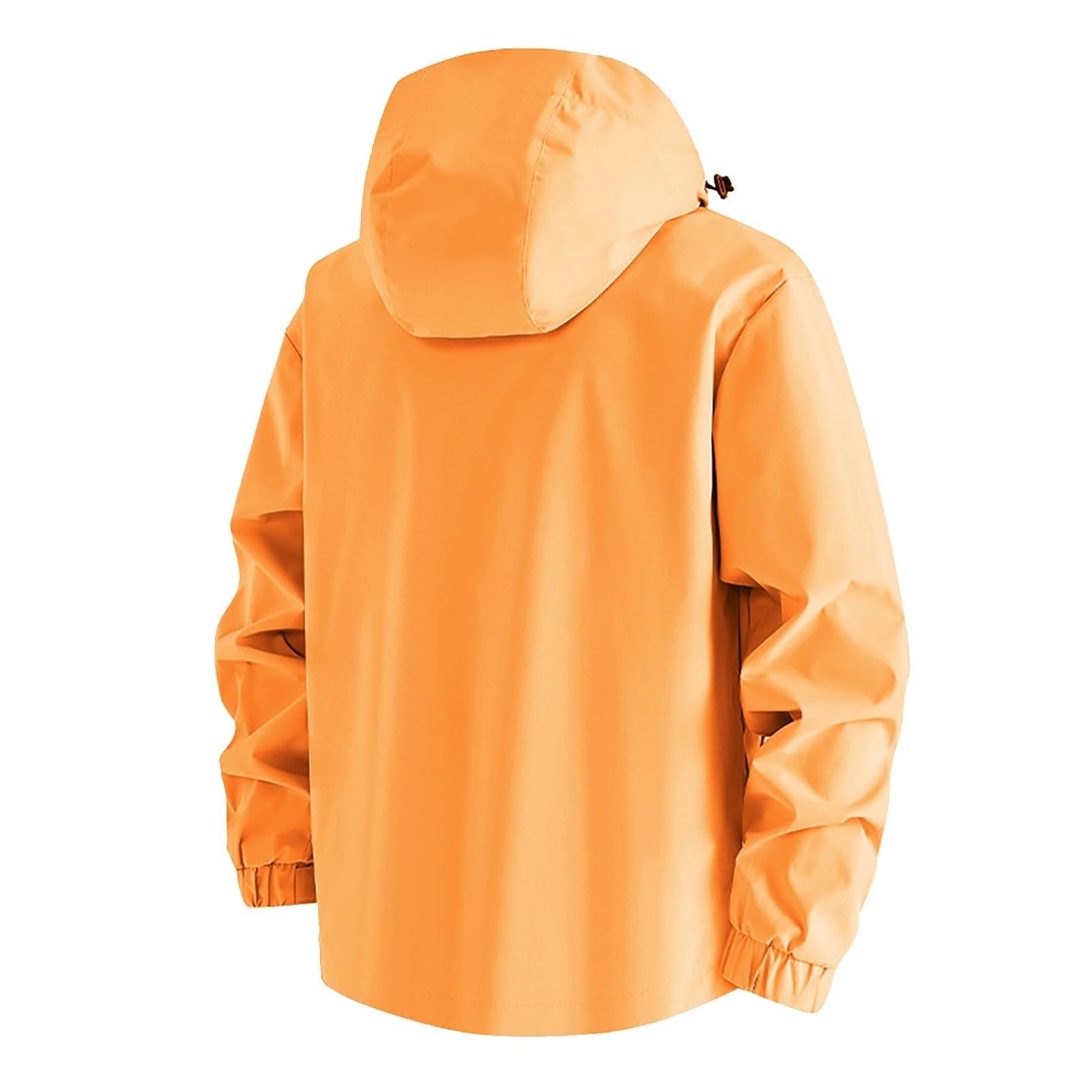 Generisch Giacca antipioggia da donna, leggera, oversize, lunga, a vento, impermeabile, traspirante, per tutti i giorni, ufficio, vacanze