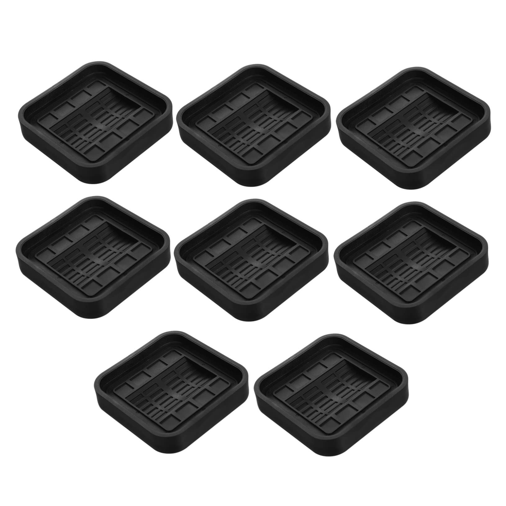 EXCEART Set Da 8 Pezzi Fermaruota Antiscivolo in Silicone Per Mobili, Pattini Per Ruote Girevoli, Protezione Per Pavimenti in Legno, Compatibile Divani, Letti e Sedie