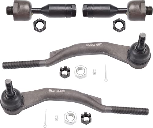 ASTARPRO 4 piezas de repuesto para extremo de barra de acoplamiento frontal interior y exterior compatible con Buick