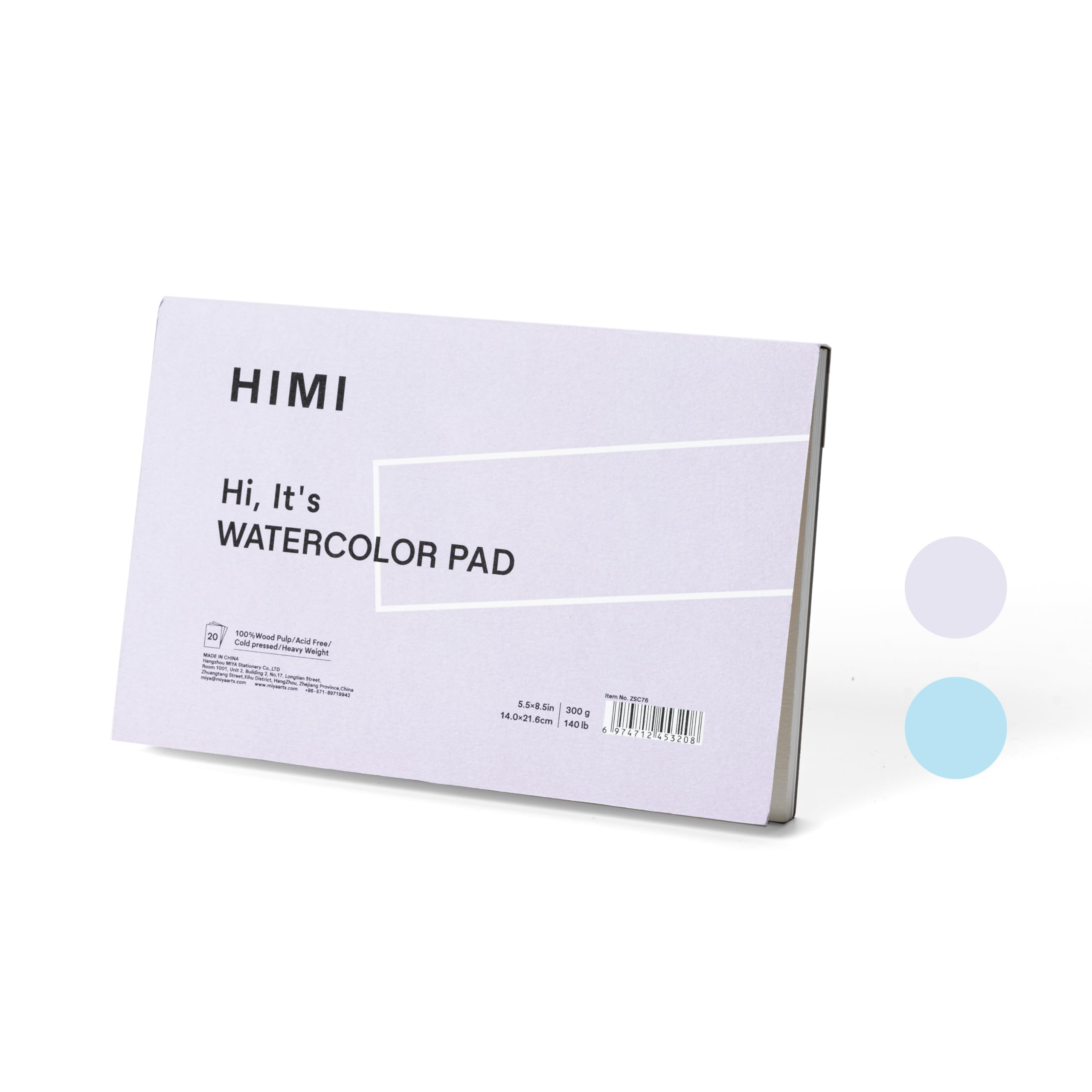HIMI Watercolor Paper Pad, 5.5x8.5