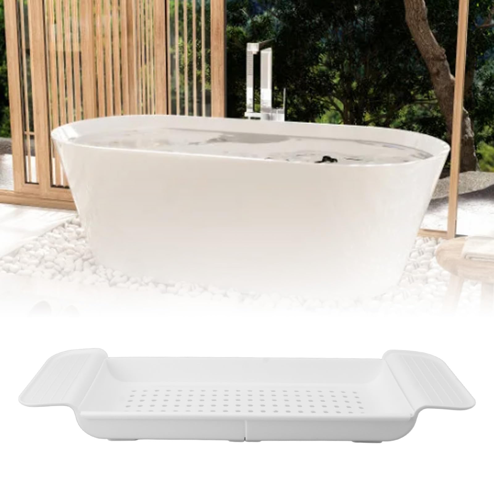 Pont De Baignoire Support - Plateau - étagère De Baignoire Accessoires