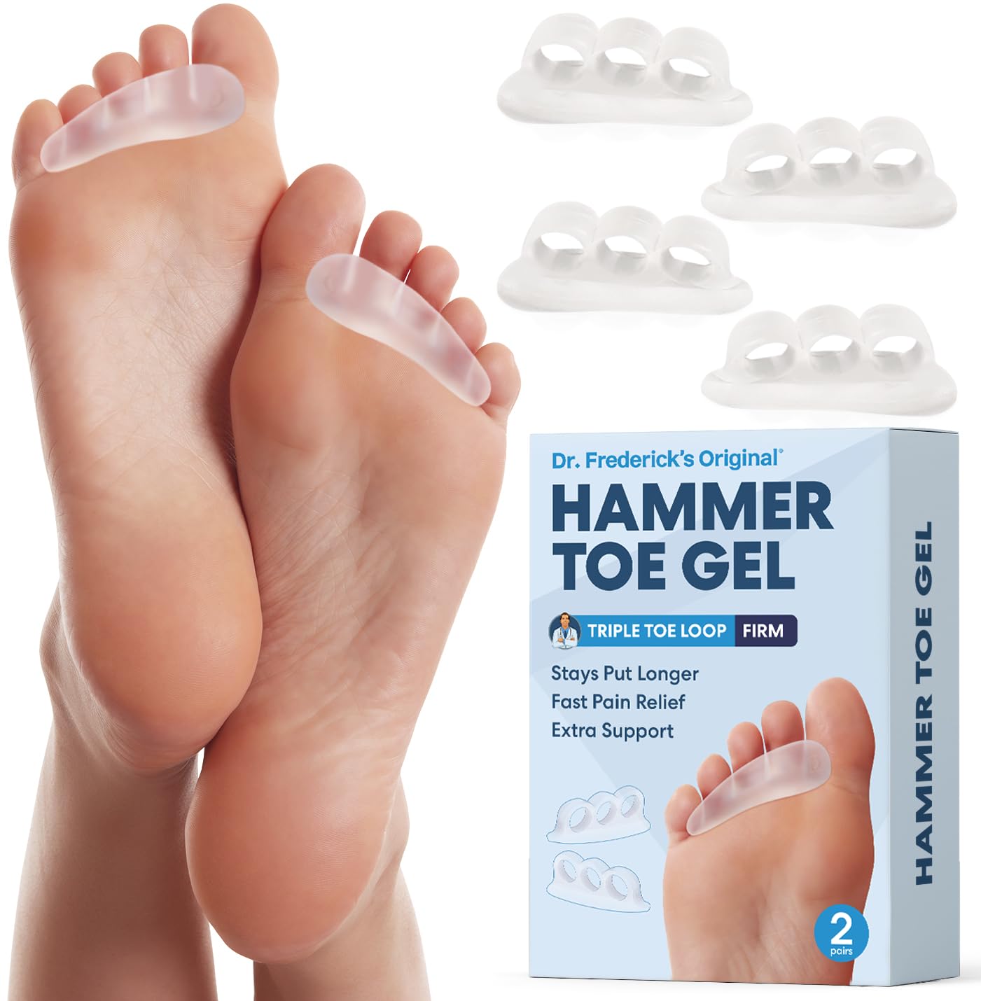 Amazon.com: Dr. Frederick's Original Hammer Toe Corrector Gels - 2