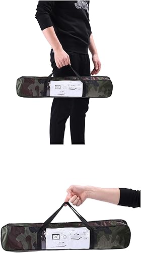 Miniatura 8 de HOBBN - Tienda de campaña de camuflaje para 3  4 personas, tela impermeable para mochileros, tiendas de campaña familiares, para senderismo, viajes,