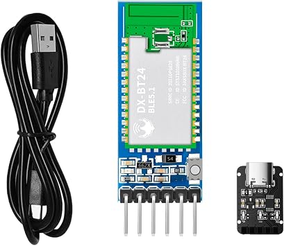DX-BT24 Developer Kit Test Bluetooth Module Low Power Renesas Da14531 Long Remote 90m Distance Data Transparent Transmission (DX-BT24-SET)