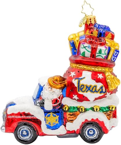 Miniatura 5 de Christopher Radko Adorno decorativo de cristal europeo hecho a mano, amigo helado y Big Ben