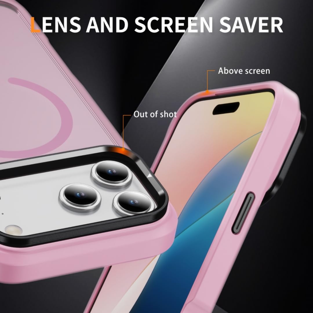 Étui de téléphone de Luxe avec Support magnétique, trépied pour Appareil Photo et Protection Antichoc pour iPhone 15 Plus (pour iPhone 15 Plus/Noir)