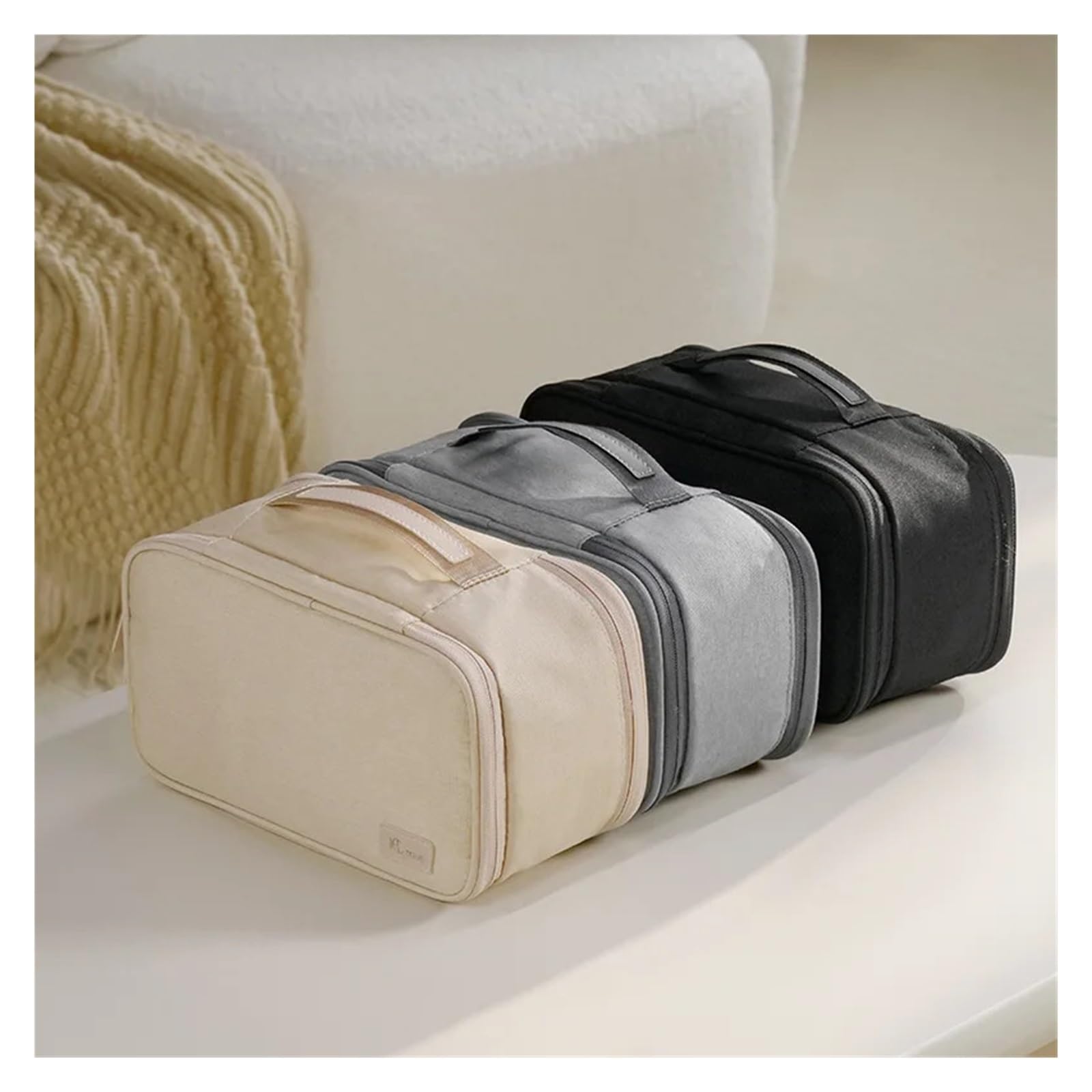 Organizer Per Biancheria Intima Da Viaggio Borsa portaoggetti for biancheria intima portatile, durevole, grande capacità, reggiseno da viaggio, organizer, materiale pratico