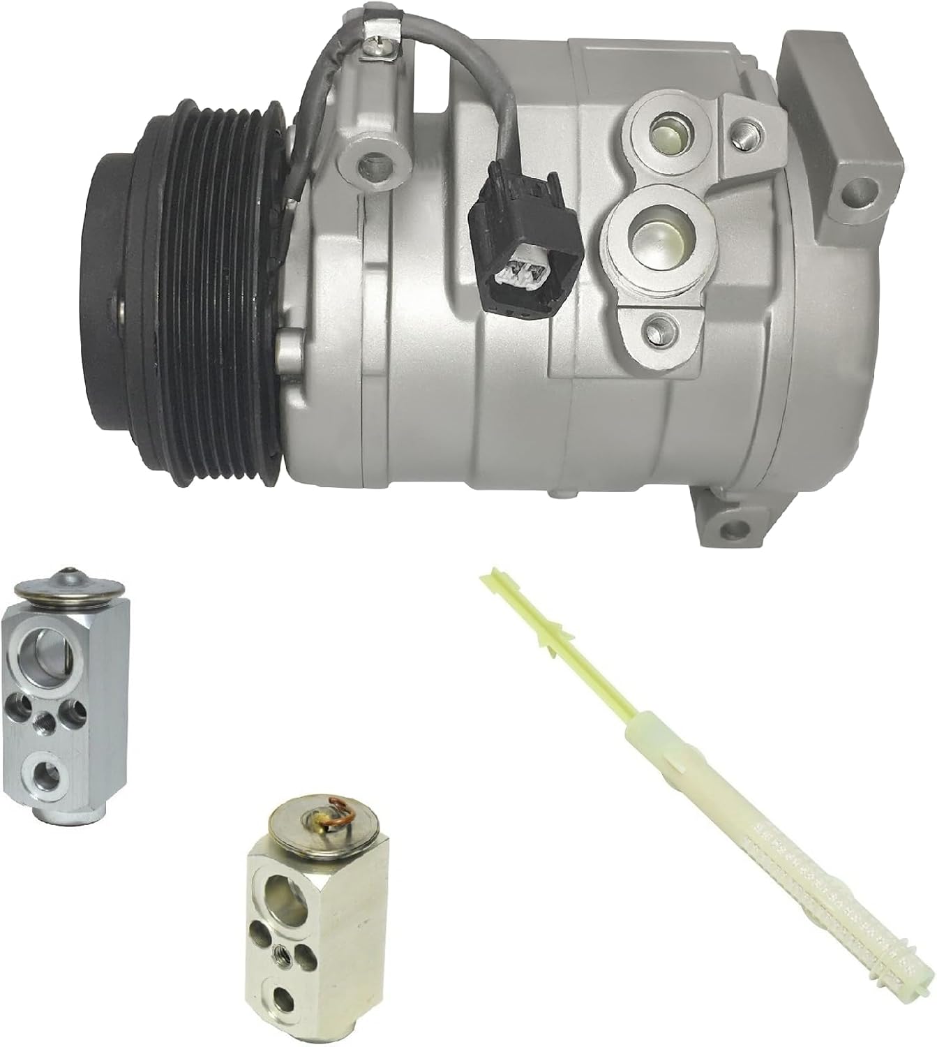 RYC Automotive Air Conditioning Compressor and Clutch Kit KT CH05-01 (Fits GMC Acadia 3.6L 2007, 2008, 2009, 2010, 2011, 2012)
