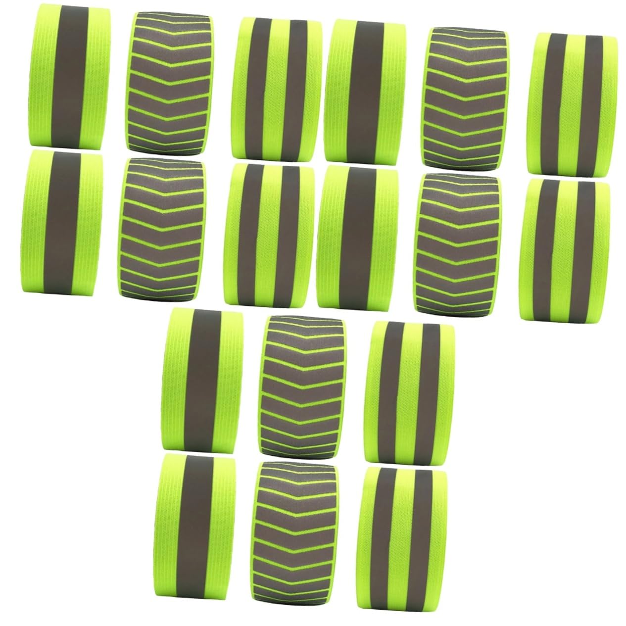 Toyvian Reflektierendes Armband Fluoreszierendes Armband Bands Sichtweite Laufgürtel Fluoreszierende Armbänder Reflektierende Armbänder Green