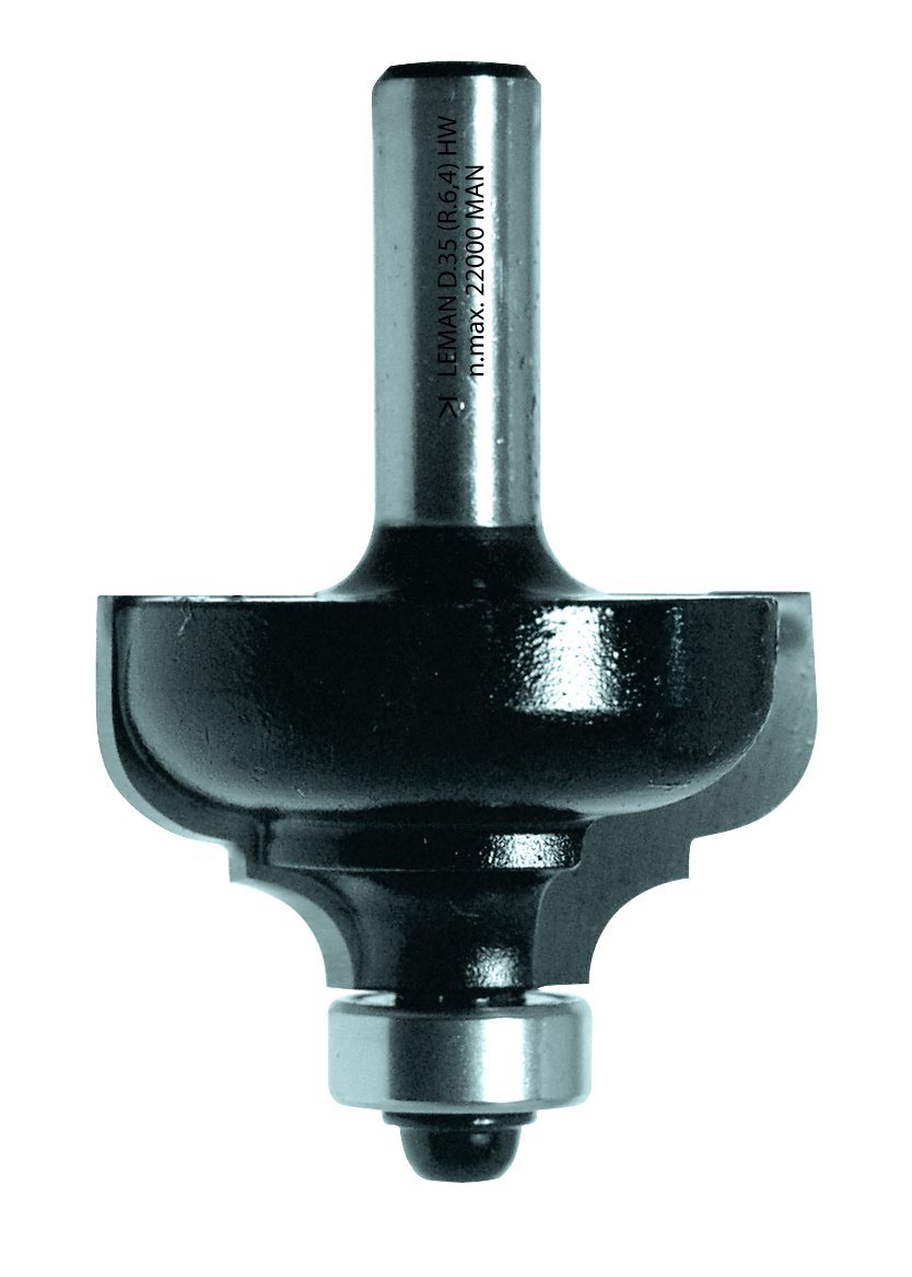 Leman 4488.706.00 - Fresa para molduras decorativas con rodamiento (mango 8, diametro 35)