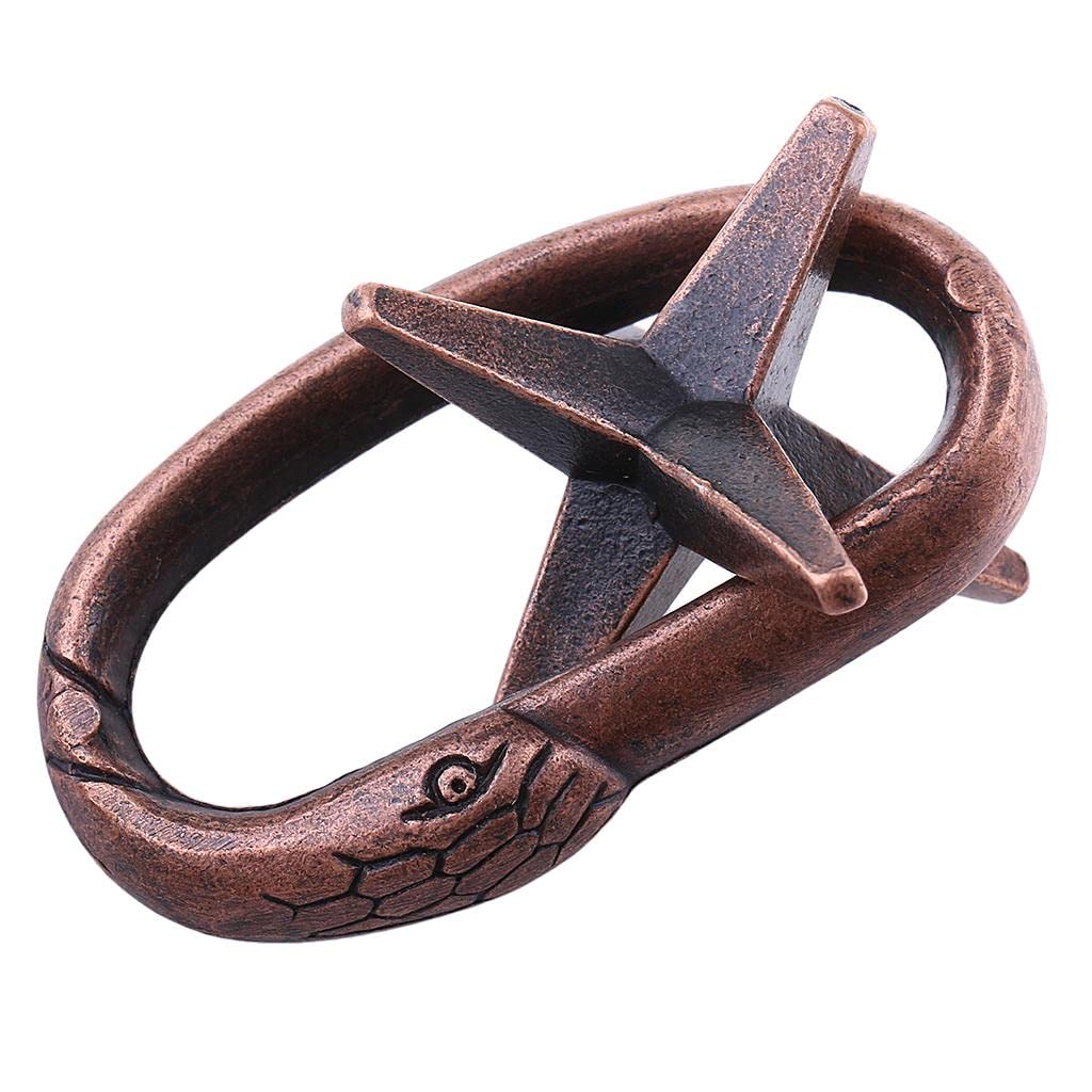 Enakshi (LABEL) Star Ring Puzzle Classic Metal Brain Teaser Iq Eq Test Toys for Kids Adults Children Birthday Funny Gift (B0D7ZWNSYZ) Amazon Price History, Amazon Price Tracker