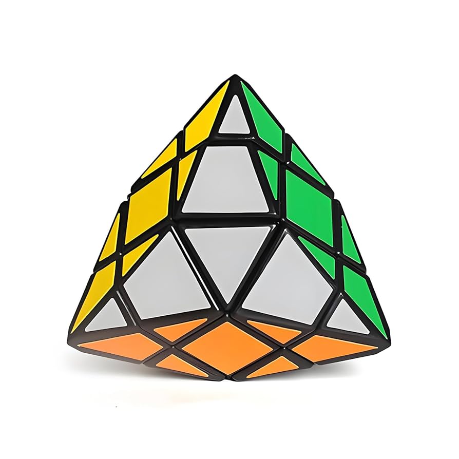 オレンジと白の四角形・三角形パズルセット オレンジと白の四角形・三角形パズルセット