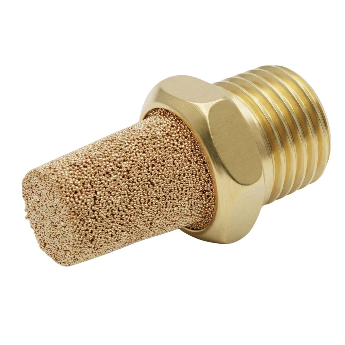 Lumonic 10x I PU Schlauch Schalldämpfer mit Gewinde I 1/4" I Luftschalldämpfer I pneumatischer Schalldämpfer I Druckluft-Schalldämpfer I Druckluft & Automatisierung