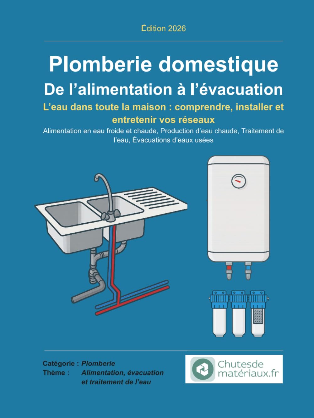 Plomberie domestique : De l’alimentation à l’évacuation: L’eau dans toute la maison : comprendre, installer et entretenir vos réseaux