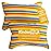 Kinder Fluff Mini Toddler Pillow (2Pk) 10x15in - First Pillow for Kids Age 2+, Bright Rainbow Design, 100% Cotton Sateen Stripe 300T, Down Alternative Fill, Machine Washable, Colourful Kids Cushion XS
