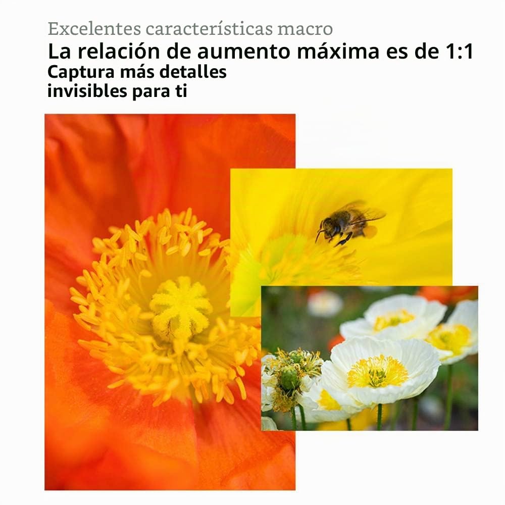 7artisans Lente de cámara de Enfoque Manual Macro de 60 mm F2.8 Mark II APS-C sin Espejo para Montaje Z Z6 Z7 (Montaje Nikon Z)