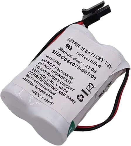 Miniatura 3 de 3HAC044075-001/01 7.2V SMB Batería para ABB Robot CPU ABBTA521 ABB3HAC16831-1