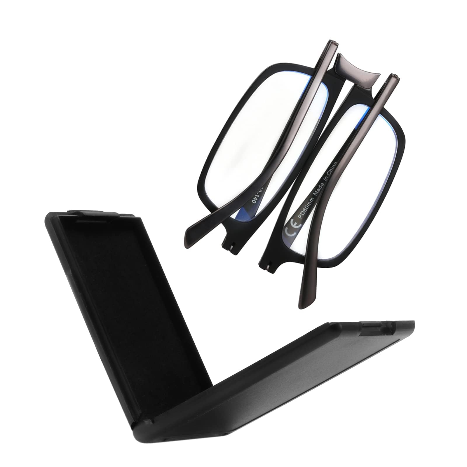 SKYOAK Evolved Magnetic Case Ultralight and Thin Folding Reading Glasses Compact Readers