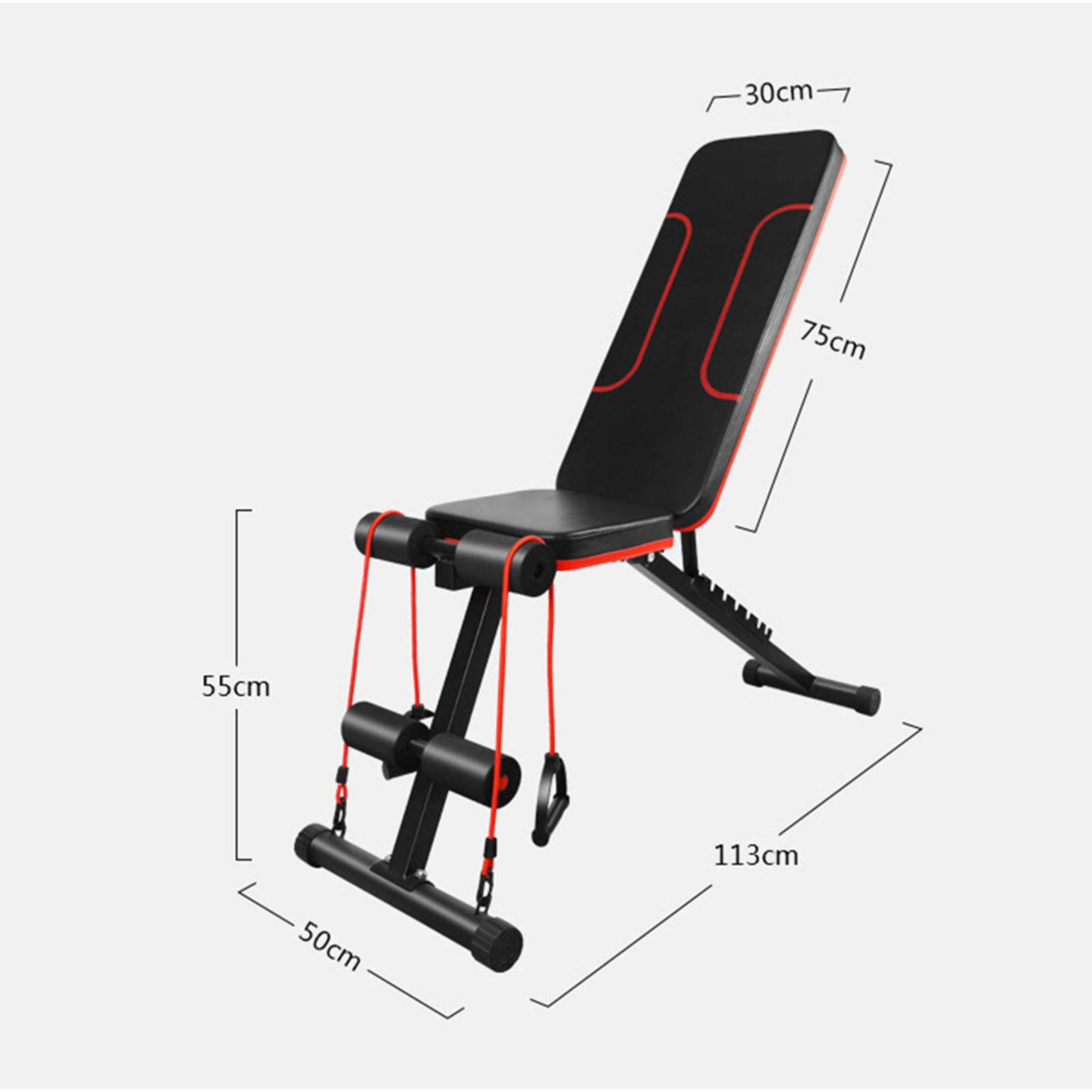 Amazon.co.jp: 腹筋台 腹筋マシン 調整可能なウェイトベンチ