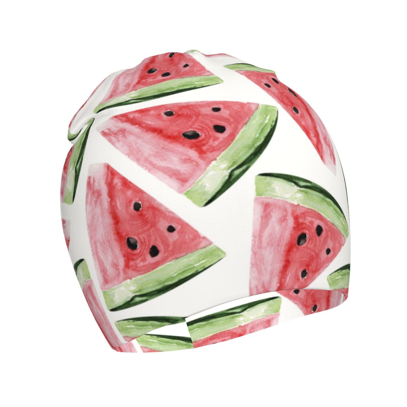 Rqzwdq Watermelon Kids Beanie Hats Warm Knit Beanie Cap Skull Caps Gifts Decor for Boys Girls White