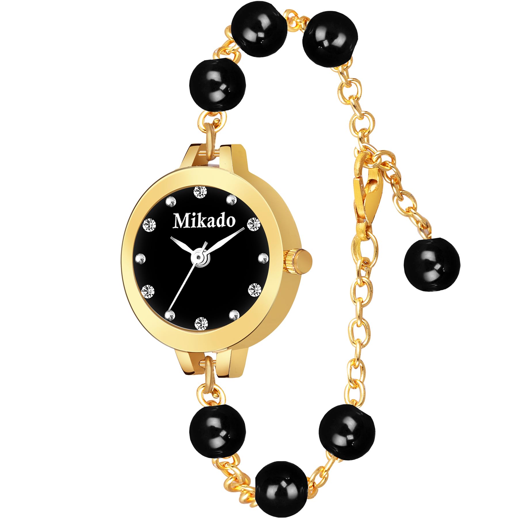 Mikado Royal Rosewood Pearl Bracelet Style Womens Analog Watch (B0CK81Y1BL) Amazon Price History, Amazon Price Tracker