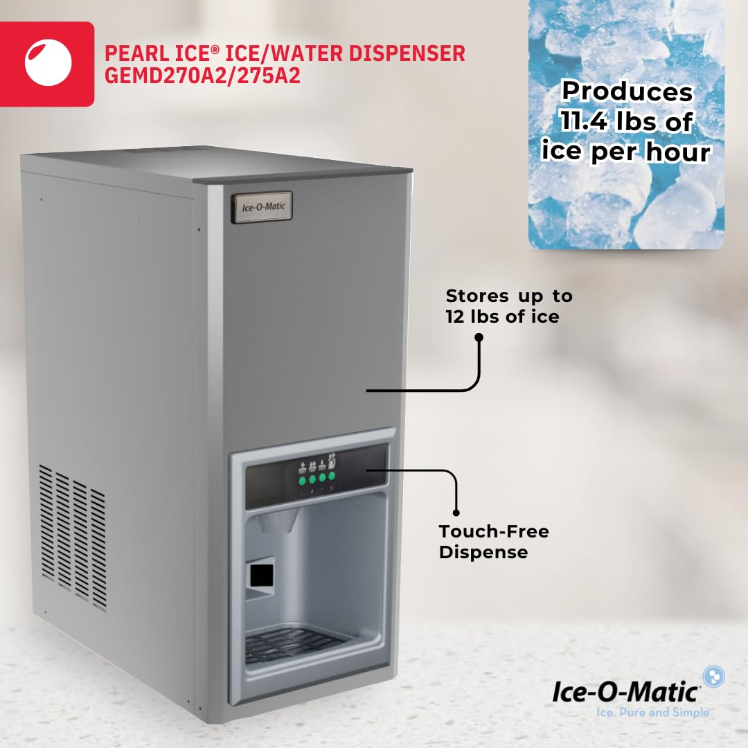 Amazon.com: Ice-O-Matic GEMD270A2 Coutertop Pearl Ice Maker with
