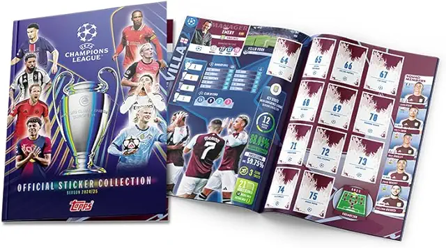 Album Figurine Champions League 2024/25 - Collezione Sticker Premium Topps