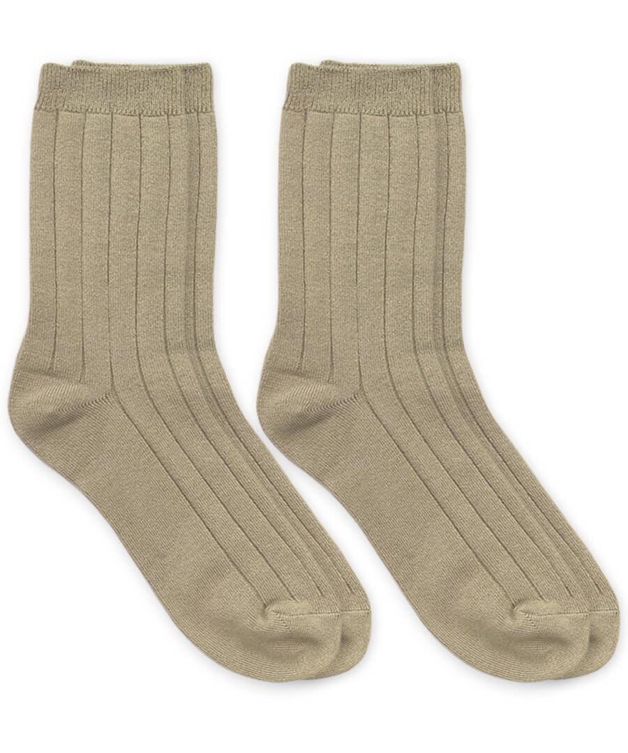 Jefferies Socks Boy's Rayon Derived From Bamboo School Uniform Ribbed Crew Socks 2 Pair Pack