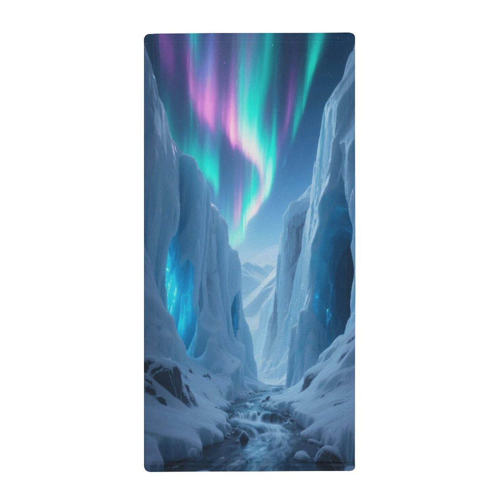 Fekiloot Style Glacier Canyon Towels For Bathroom, Bath Towels 13.8 X 28.7 Inch, Hand Towel Multipurpose Use As Bath Fitness, Bathroom, Shower, Sports, Yoga Towel