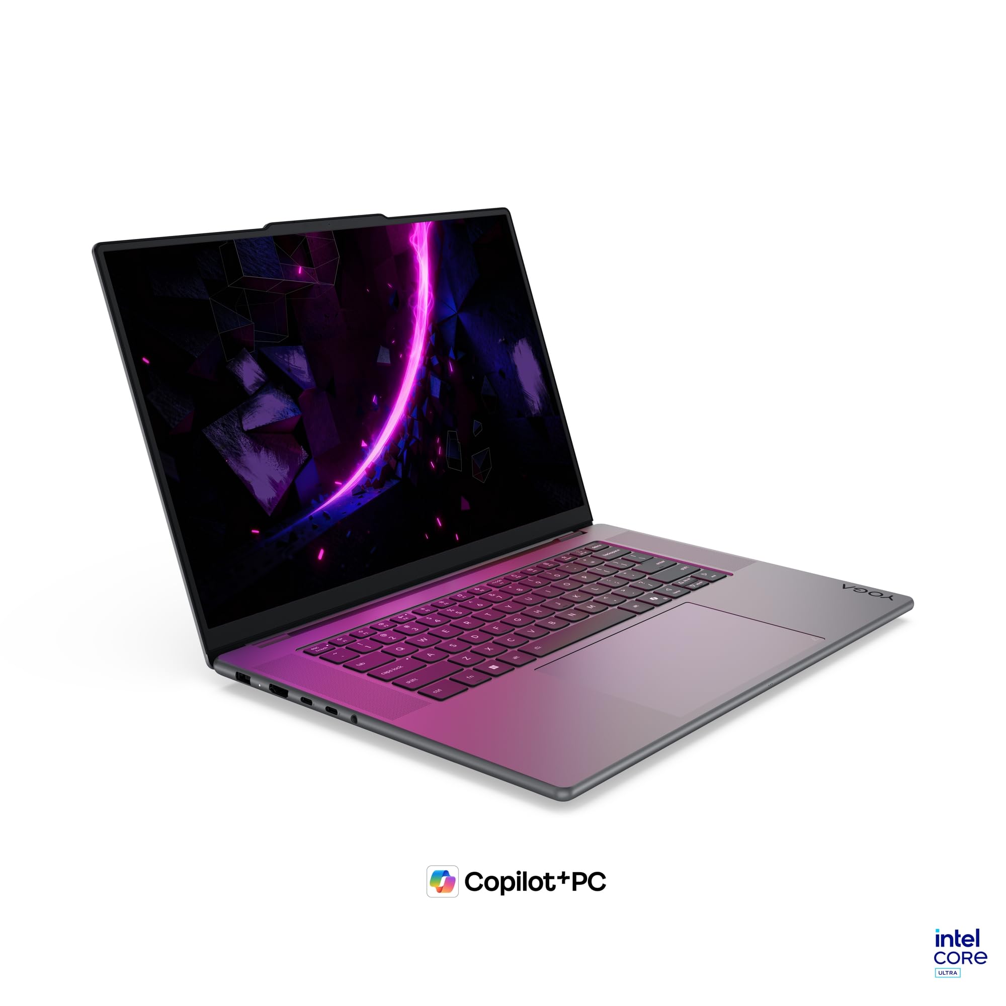 Lenovo Yoga Pro 9i Aura Edition Laptop | 16"3.2K OLED Touch Display | Intel Core Ultra 9 386H | 32GB RAM | 1TB SSD | NVIDIA GeForce RTX 5060 | Windows 11 | QWERTZ | Thunder Grau | 3 Jahre Premium Care