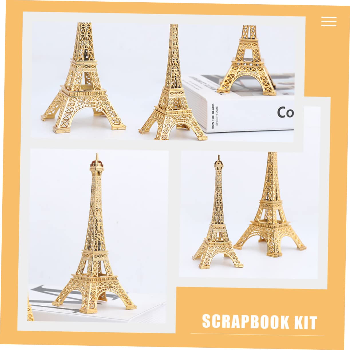 Garneck Portachiavi Torre Eiffel In Lega Di Zinco | Ciondolo 3D Originale Per Chiavi E Zaino | Accessorio Moda Elegante