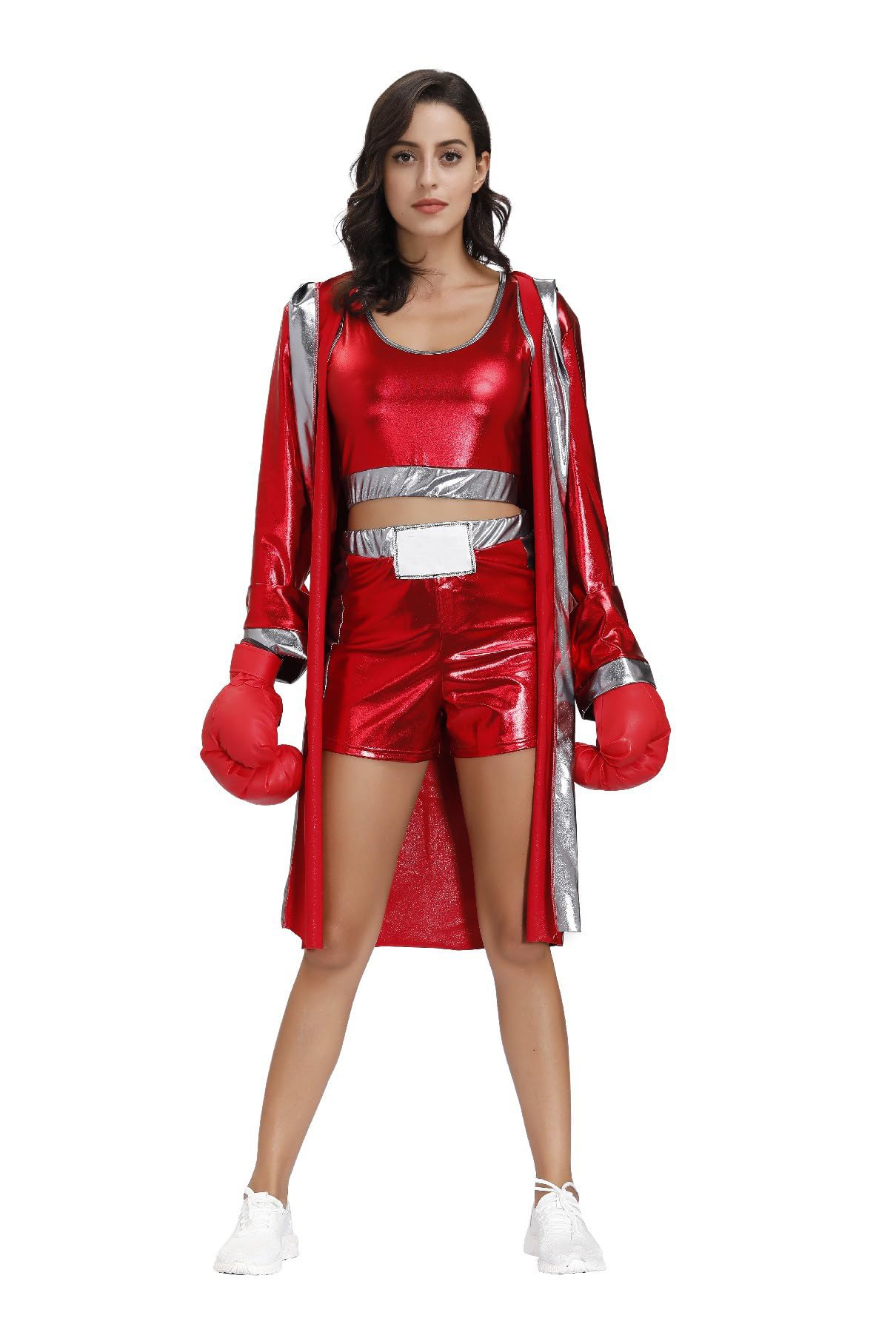 Lot de 3 peignoirs de boxe avec capuche personnalisés pour Halloween, fêtes d'anniversaire et événements à thème