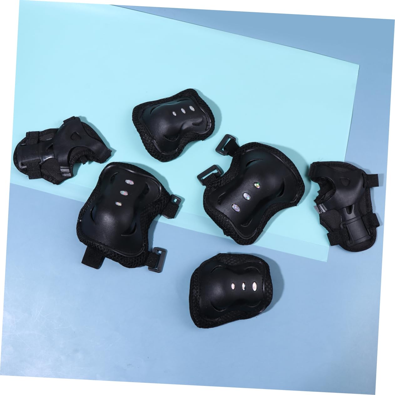 BRIGHTFUFU 6pcs Boys and Girls Protective Gear Set Cycling Elbow Pads Knee Pads for Biking Skateboard Protective Gear for Boys and Girls Adults