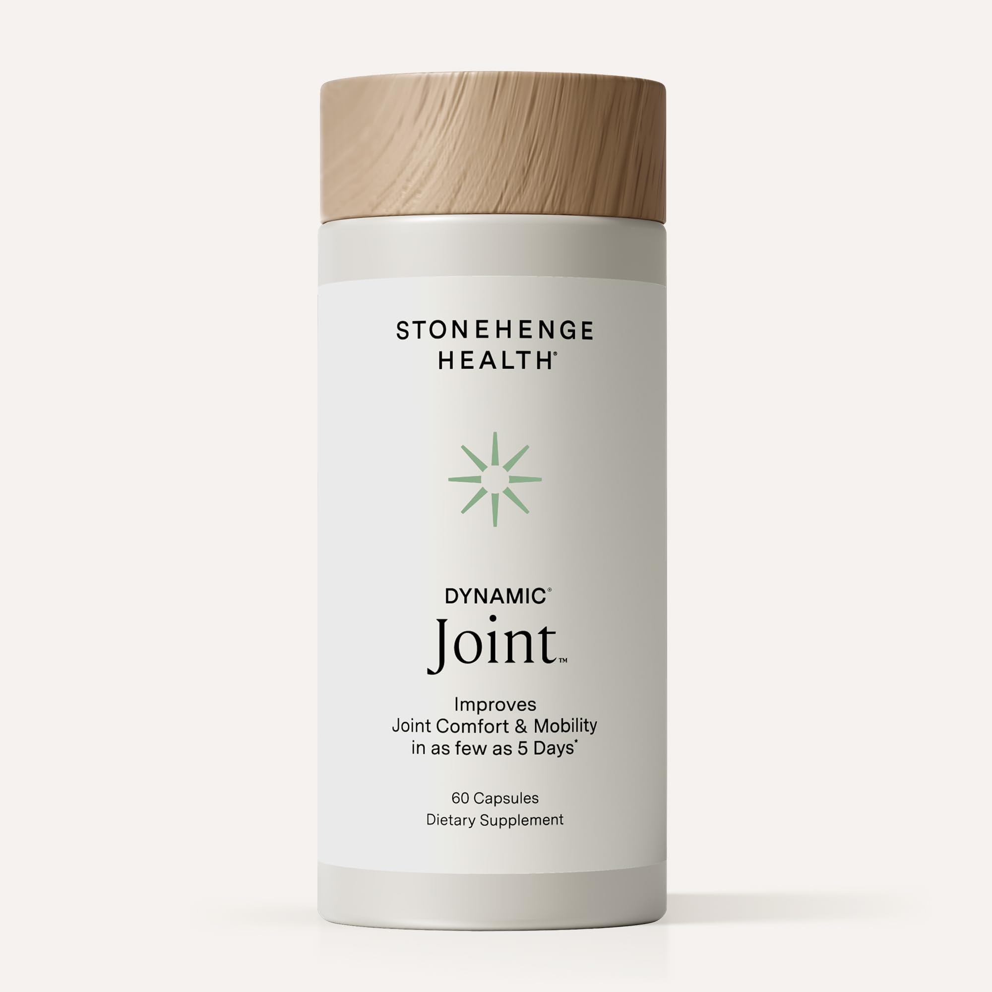 Stonehenge HealthDynamic Joint Health Supplement – Fast-Acting Support with AprèsFlex® Boswellia, MSM, Multi-Type Collagen, Turmeric, Bromelain, Vitamins C & D3 – Supports Joint Comfort – 60 Capsules