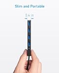 Anker 4-Port USB 3.0 Hub with 5Gbps Data Transfer, Ultra-Slim USB-C Connector Hub, for MacBook, iMac, Surface, Mobile HDD, and More (2 ft USB-C Connector, Charging Not Supported)