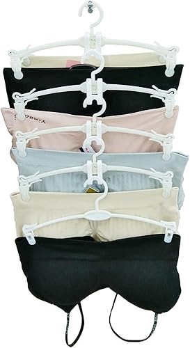 Miniatura 3 de 60 ganchos de conector para colgar ropa, mini ganchos en cascada para perchas de terciopelo para abrazar, perchas de madera, resistentes ahorro de