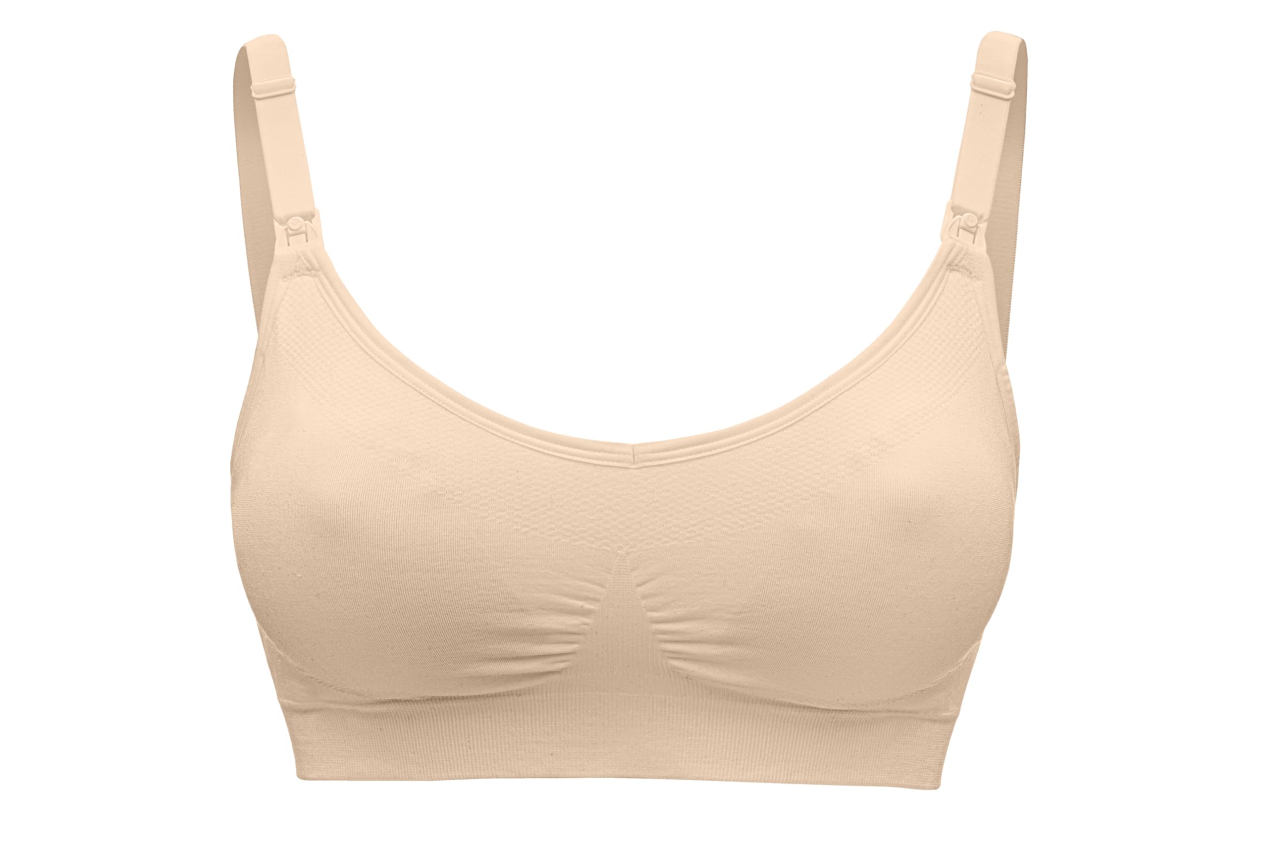 Medela Sujetador de Maternidad y Lactancia Keep Cool Ultra, sin Costuras, con 6 Zonas de transpiración, Tela Suave al Tacto, para un Soporte cómodo, en Negro