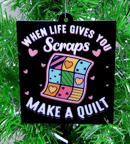 Quilting Christmas Ornament - When Life Gives You Scraps ... Make a Quilt