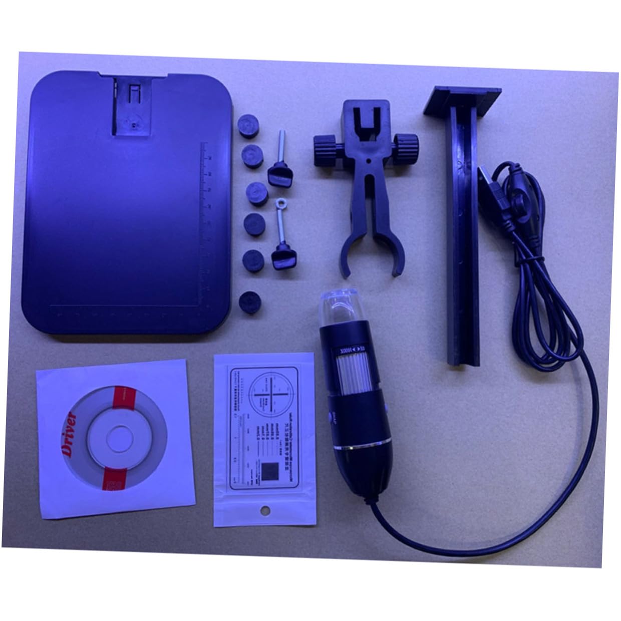 Microscopio Digital USB Portátil con Aumento Sensor de Alta Resolución y Soporte Compatible con Windows para Exploración Detallada