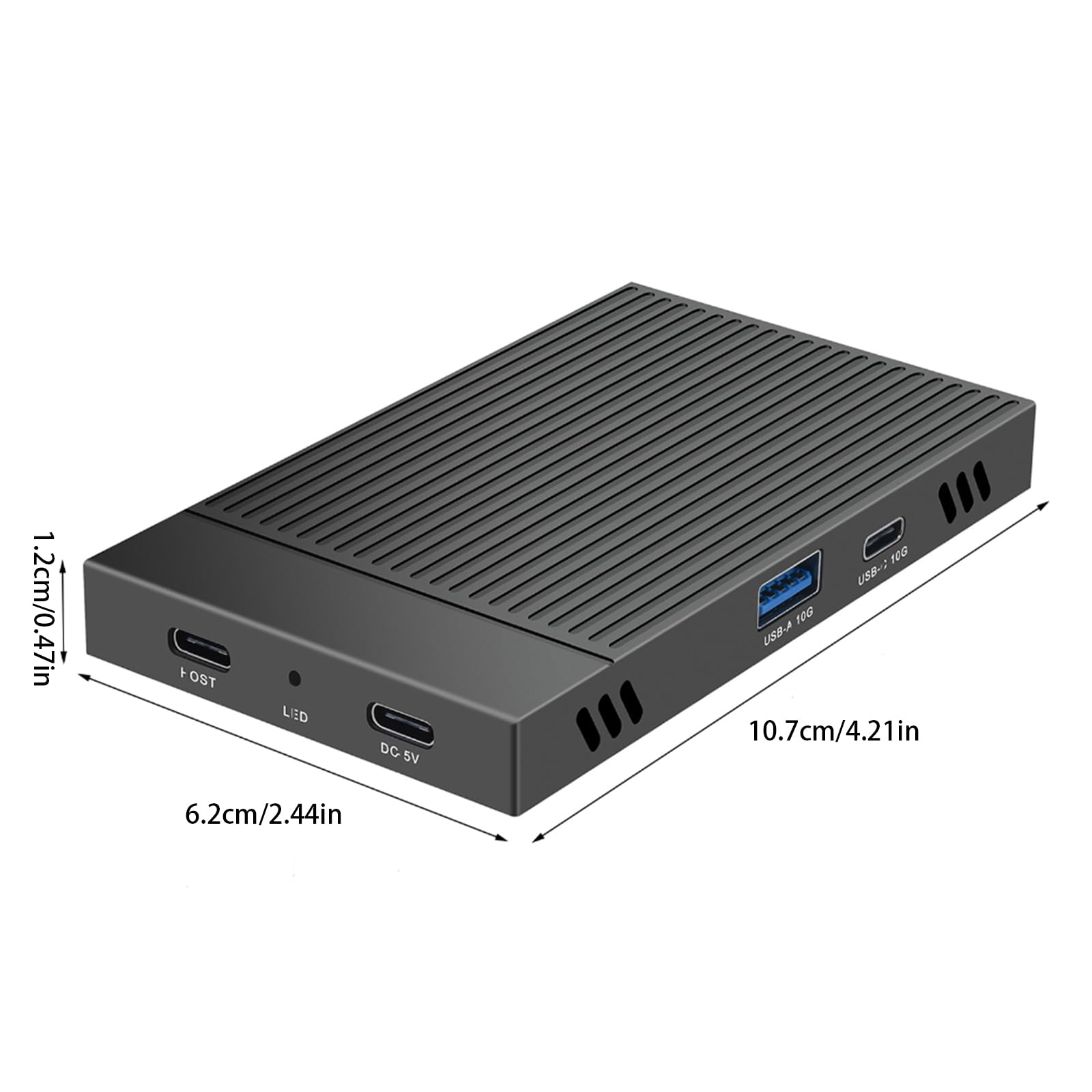 Boîtier de baie 10 Gbit/s USB C States Disques en aluminium pour transfert de données haute vitesse 2230 2242 2260 2280