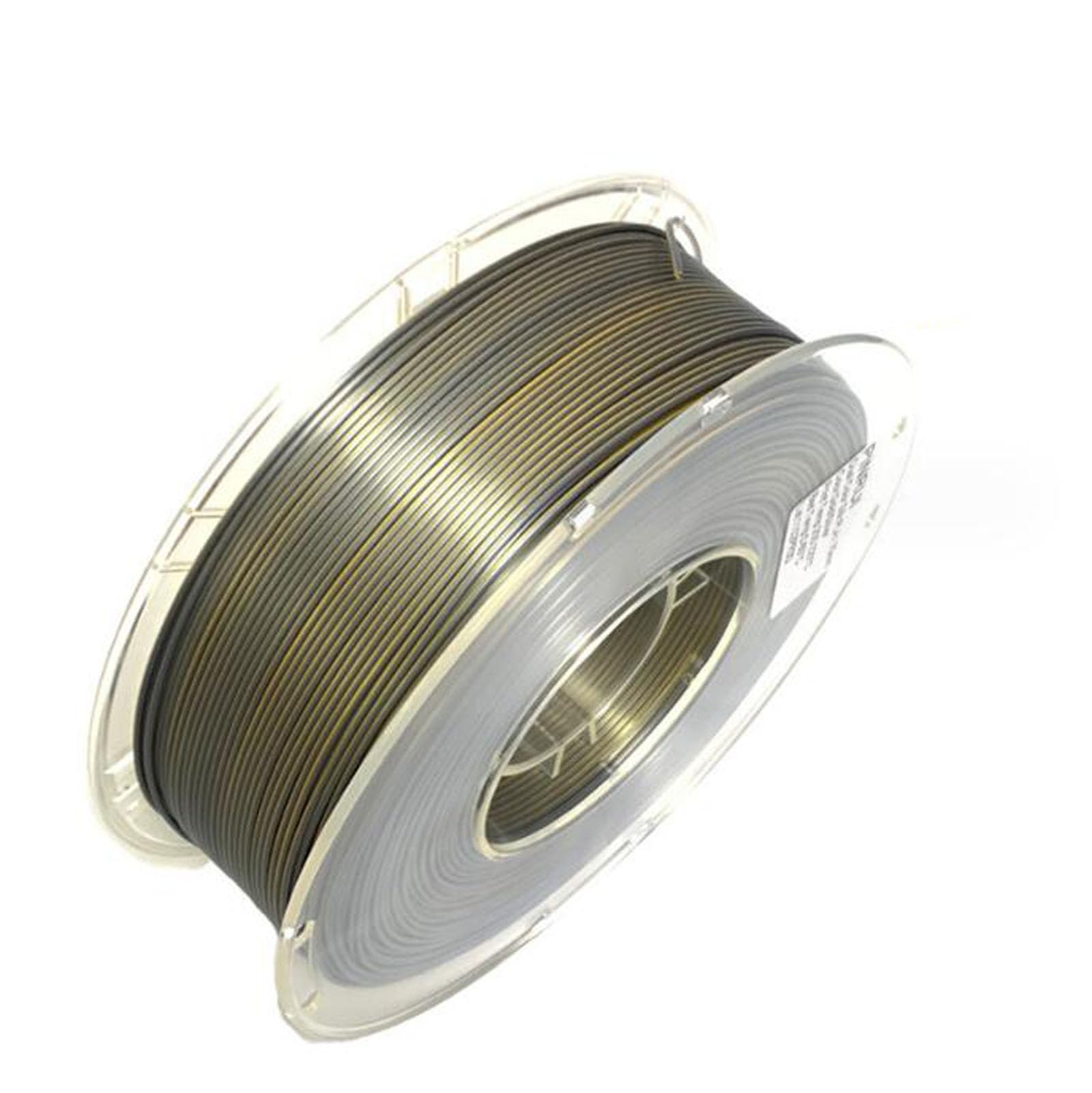 Materiały eksploatacyjne do drukarek 3D, Filament PLA Silk do drukarki 3D 1,75 mm 1 kg wielokolorowy(Gold and silver)