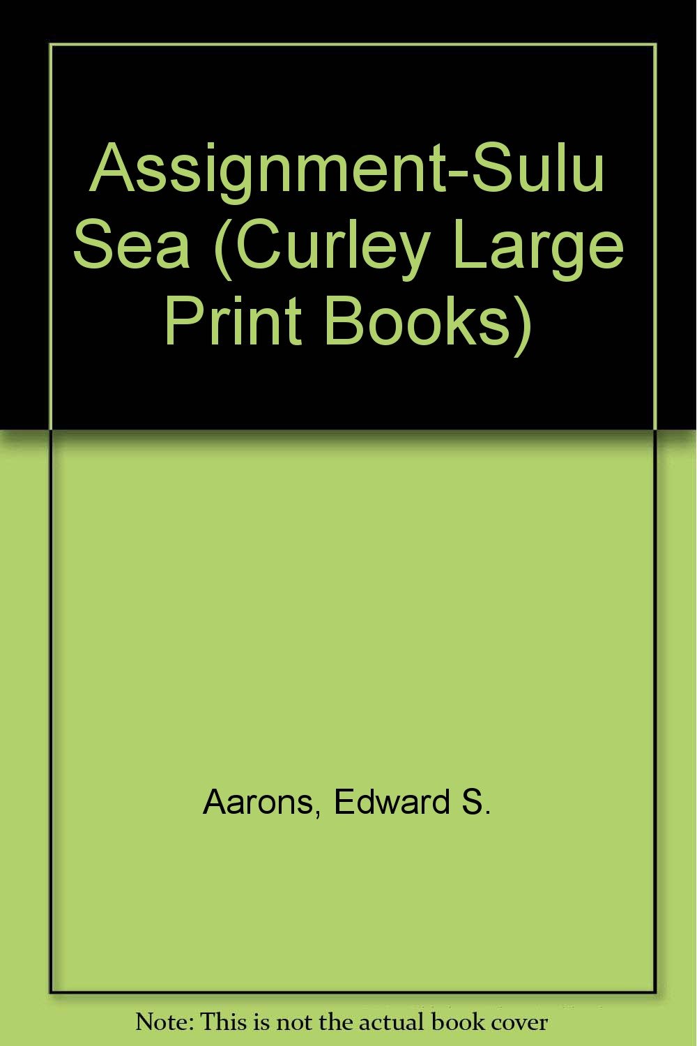 Buy Assignment-Sulu Sea (Curley Large Print Books) — BookShops.in