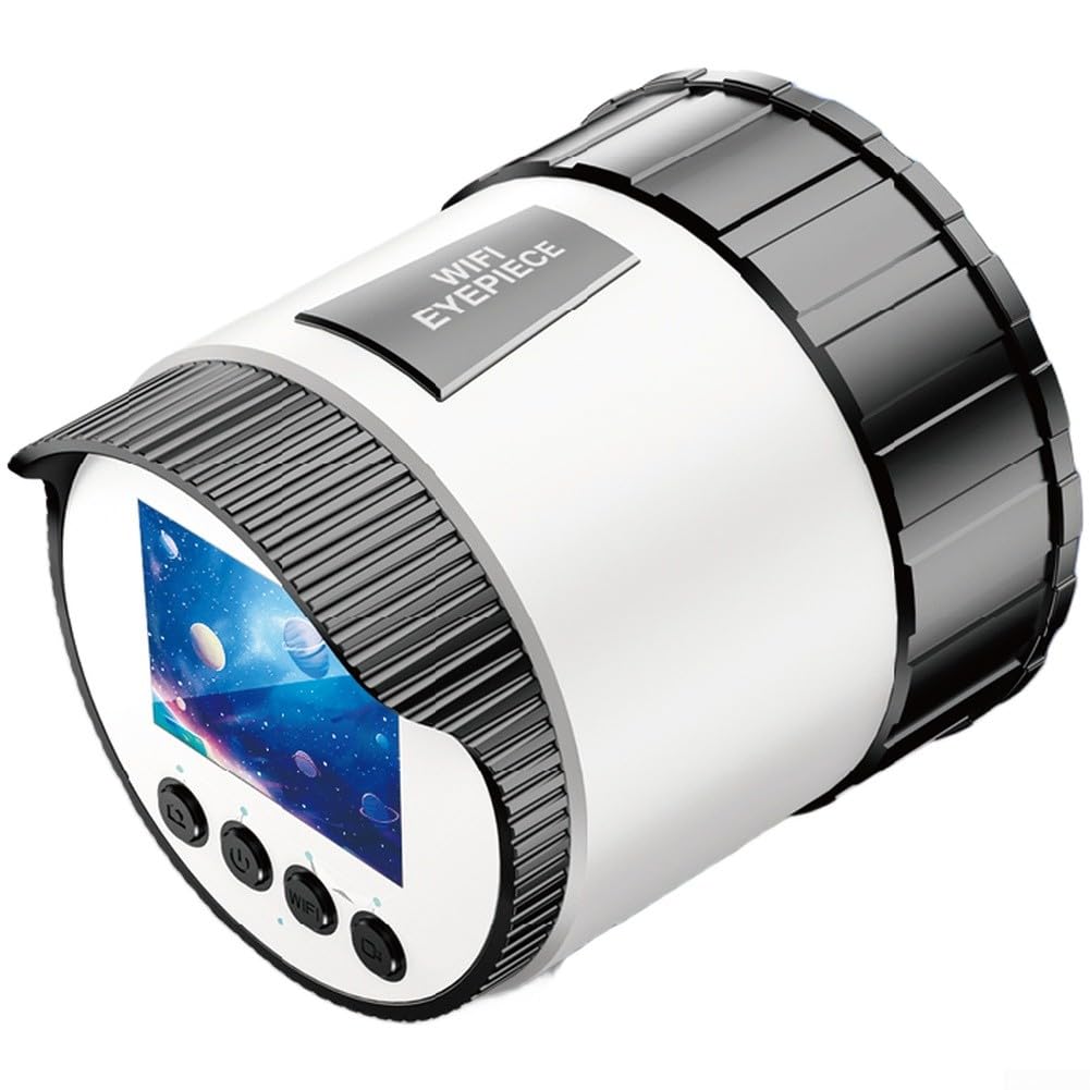 Oculare elettronico 2K FHD WiFi con display TFT da 2,0 pollici, binocolo, telescopi, registratore astrofotografia wireless, supporta scheda TF da 256 GB