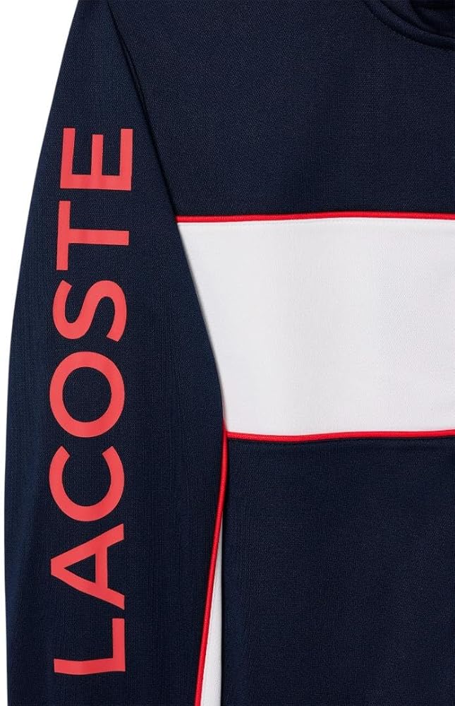 Lacoste Men's SPORT Print Branding Zipped Sport Sweatshirt